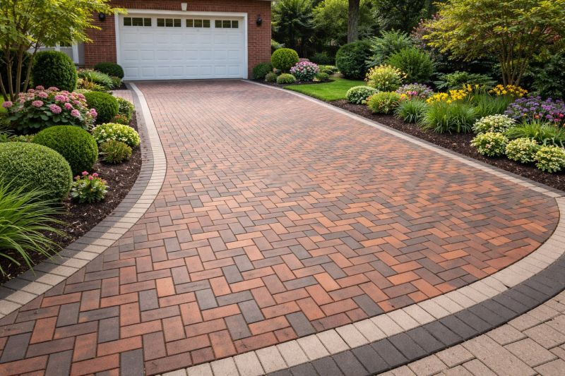 Brick Driveway Installation in Framingham, MA