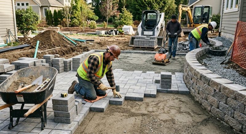 Pathway Pavers Installation in Boston, MA